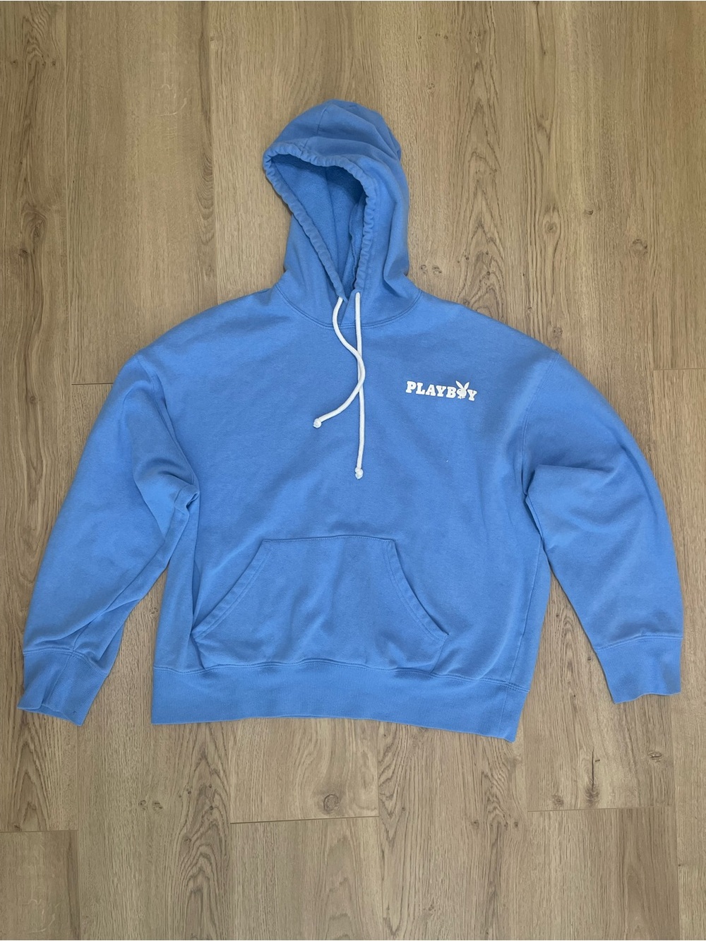 Playboy X Pacsun Men’s Blue Pullover Hoodie (M)